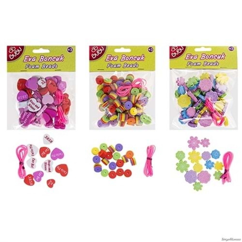 BU-BU | EVA BONCUK SETİ 12'Lİ (PVC)