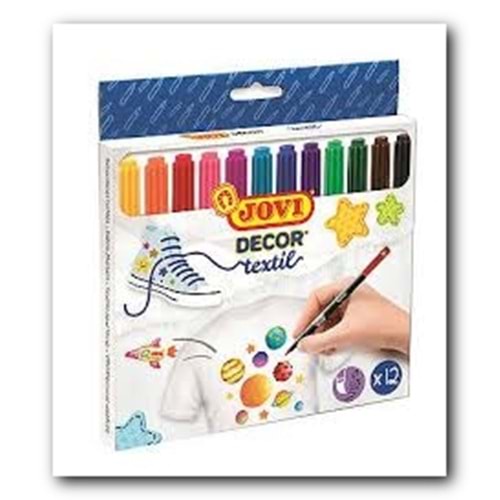 JOVİ | DEKOR TEKSTİL KALEMİ 12 RENK