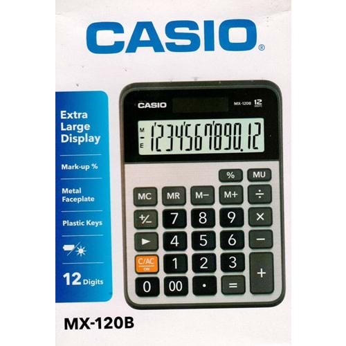 CASIO | HESAP MAKİNESİ MX-120B