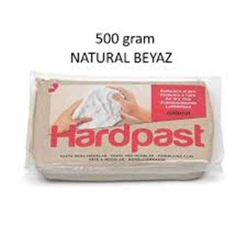 HARDPAST | SERAMİK HAMURU 0,5 KG BEYAZ