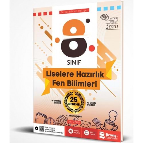 BRANŞ | 8. SINIF LGS FEN BİLİMLERİ 25 DENEME-2021