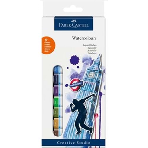 FABERCASTELL | TÜP SULU BOYA 12 RENK