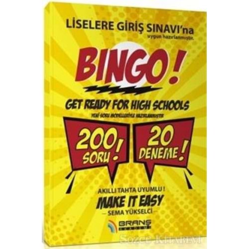 BRANŞ | 8. SINIF LGS İNGİLİZCE 20 DENEME-2021