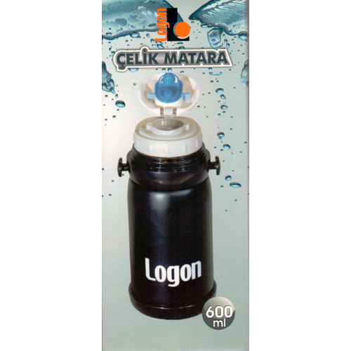 LOGON | ÇELİK MATARA BARDAKLI 600 ml W061