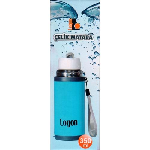 LOGON | ÇELİK MATARA BARDAKLI 350 ml G369