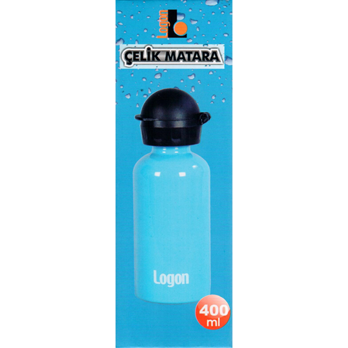 LOGON | ÇELİK MATARA BARDAKLI 400 ml L053