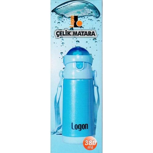 LOGON | ÇELİK MATARA PİPETLİ 380 ml L340