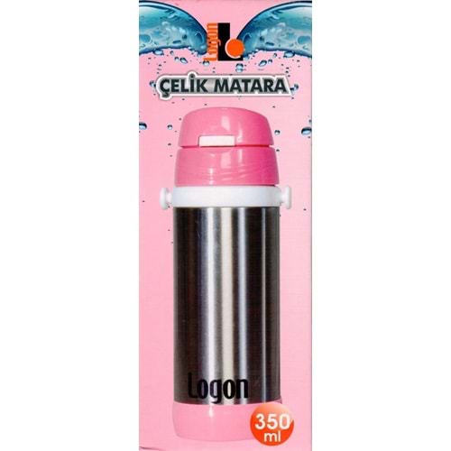 LOGON | ÇELİK MATARA PİPETLİ 350 ml I015
