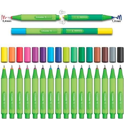 SCHNEIDER | LINK-IT FİBER UÇLU KALEM 0,4 MM AÇIK MAVİ