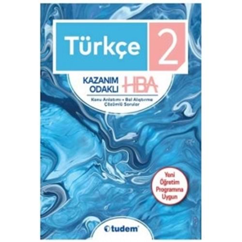TUDEM | 2. SINIF TÜRKÇE KAZANIM ODAKLI HBA - 2021