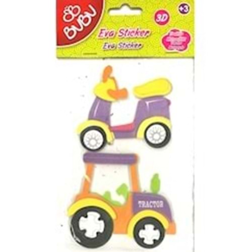BUBU | 3D EVA STİCKER TAŞITLAR STS007(ST0020)