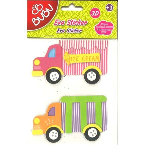 BUBU | 3D EVA STİCKER TAŞITLAR STS007(ST0021)