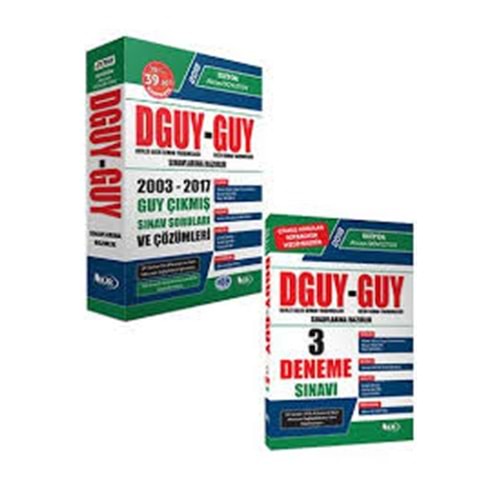 HÜR | DGUY - GUY SINAVI HAZIRLIK ÇIKMIŞ SORU VE ÇÖZÜMLERİ (2003-2017)