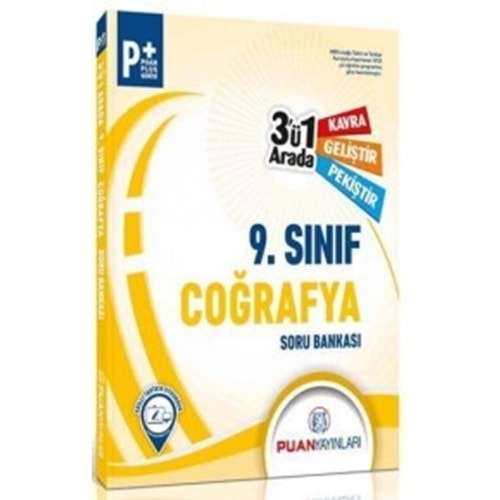 PUAN | 9.SINIF COĞRAFYA 3'Ü 1 ARADA SORU BANKASI - 2023