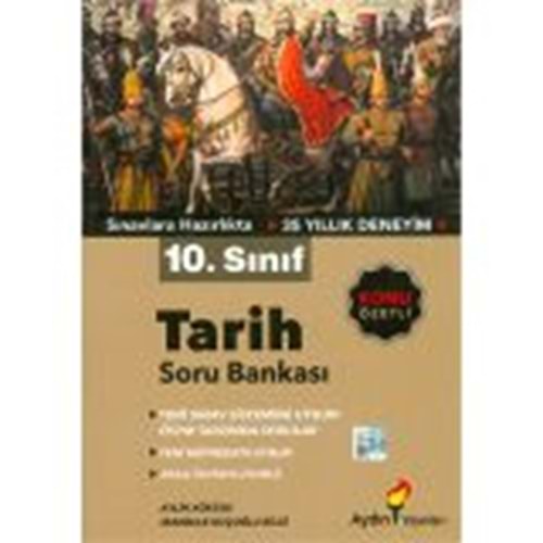 AYDIN | 10. SINIF TARIH KONU ÖZETLI SORU BANKASI - 2024