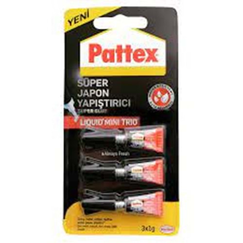 PATTEX | SÜPER JAPON MINI TRIO 1G - 3'LÜ BLISTER