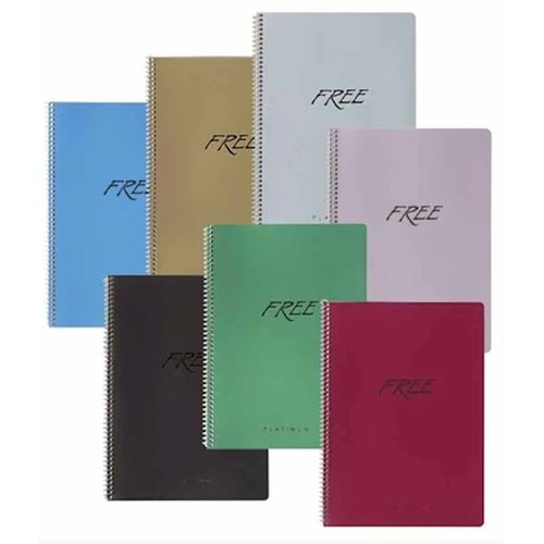 KESKİNCOLOR | A4 100 YP.ÇIZGILI PP KAP.FREE PLATINUM DEF 320341-99