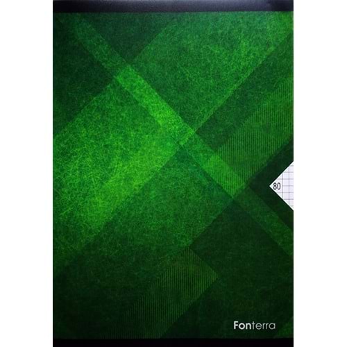 KESKİNCOLOR | FONTERRA A4 80 YP KARELİ PP KAPAK DEFTER