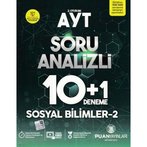 PUAN | 10+1 SOSYAL BİLİMLER DENEME SINAVI - 2022