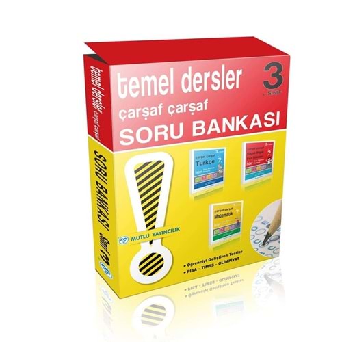 MUTLU | 3.SINIF ÇARŞAF ÇARŞAF SORU BANKASI SET - 2022