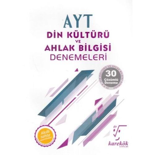 KAREKÖK | AYT DİN KÜLTÜRÜ VE AHLAK BİLGİSİ DENEMELERİ -2026