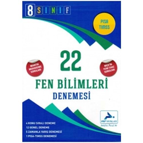 PARAF | 8. SINIF FEN BİLİMLERİ 22'Lİ BRANŞ DENEME - 2026