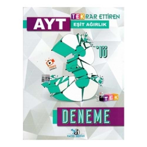 YAYINDENİZİ | YKS AYT DENEME TEK 3 LÜ EŞİT AĞIRLIK - 2022