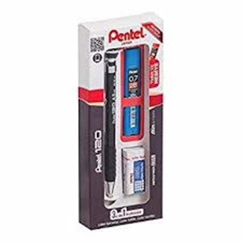 PENTEL | A317-3AS 0.7 VERSATİL KALEM SETİ SİLGİ-UÇ-KALEM