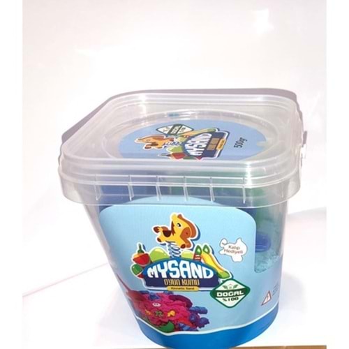 MYSAND | KİNETİK KUM 500 gr MAVİ - GRİ