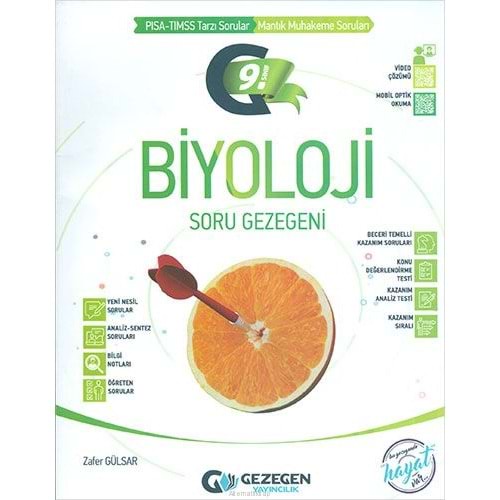 GEZEGEN | 9.SINIF BİYOLOJİ SORU GEZEGENİ (GENİŞ KİTAP) - 2022