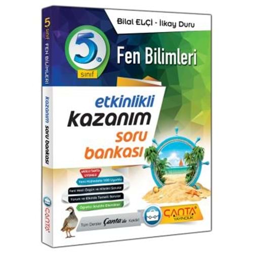 ÇANTA | 5.SINIF KAZANIM FEN BİLİMLERİ SORU BANKASI - 2022