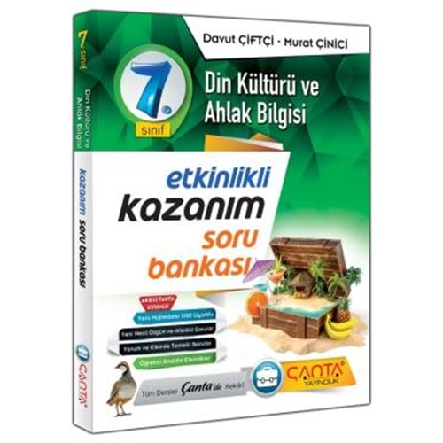 ÇANTA | 7.SINIF KAZANIM DİN KÜLTÜRÜ VE AHLAK BİLGİSİ SORU BANKASI - 2022