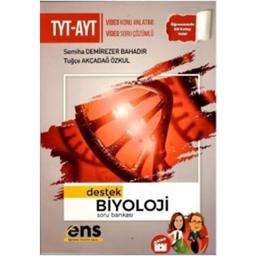 ENS | DESTEK YKS TYT AYT BİYOLOJİ SORU BANKASI - 2022