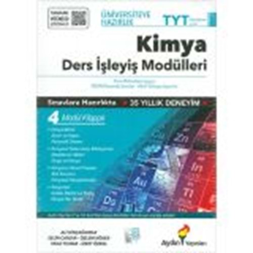 AYDIN | TYT KİMYA DERS İŞLEYİŞ MODÜLLERİ - 2021