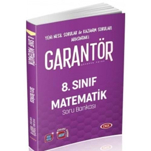 DATA | 8.SINIF GARANTÖR MATEMATİK SORU BANKASI - 2020