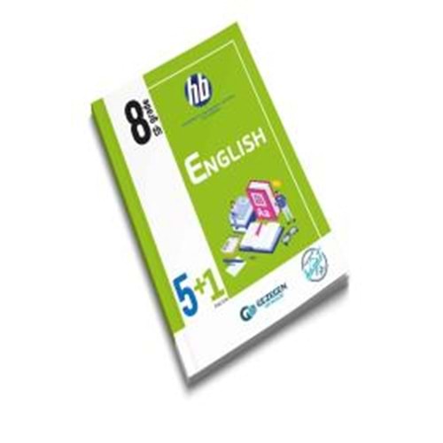 GEZEGEN | 8.SINIF İNGİLİZCE HB - HEPSİ BURADA (5+1 FASİKÜL) - 2022