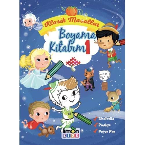 LİMONKİDS | KLASİK MASALLAR BOYAMA KİTABIM 1
