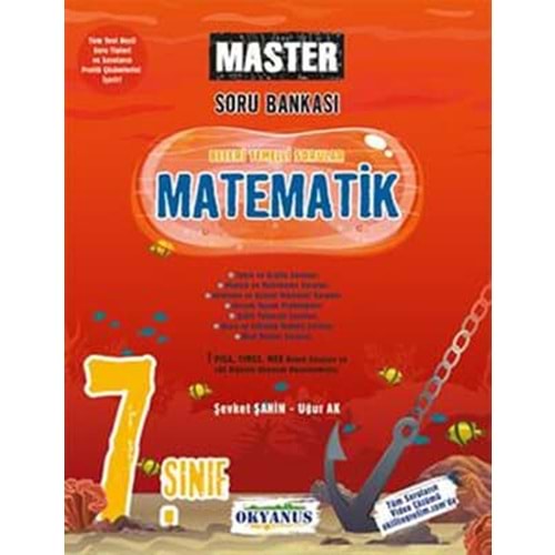 OKYANUS | 7. SINIF MASTER MATEMATİK SORU BANKASI - 2022