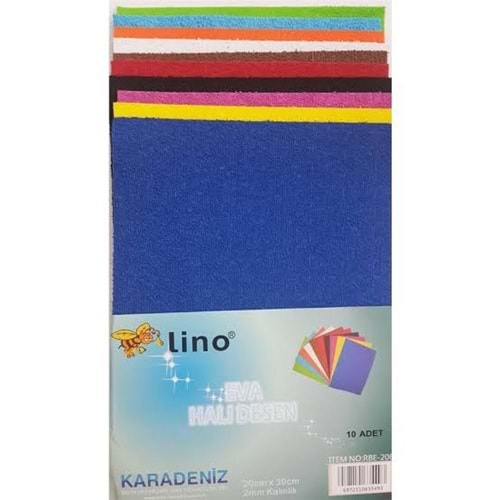 LİNO | EVA HALI DESENLİ 10 LU