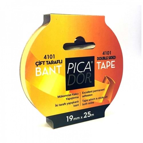 PİCADOR | ÇİFT TARAFLI BANT 19mmX25m 4101