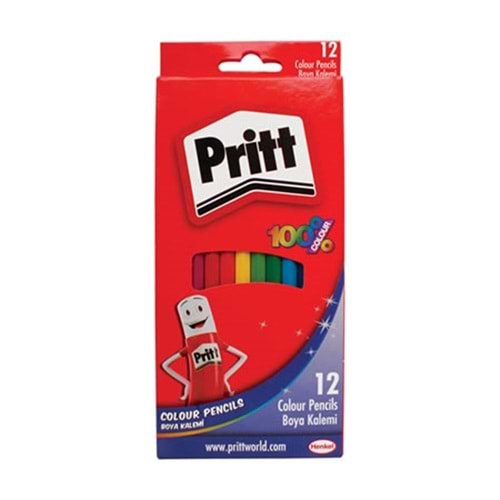 PRİTT | BOYA KALEMI - 12 RENK - KARTON KUTU