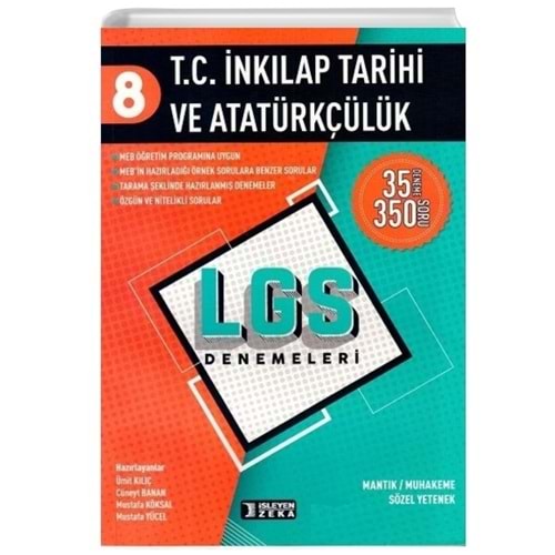 İŞLEYENZEKA | 8.SINIF LGS DENEME İNKILAP TARİHİ - 2022