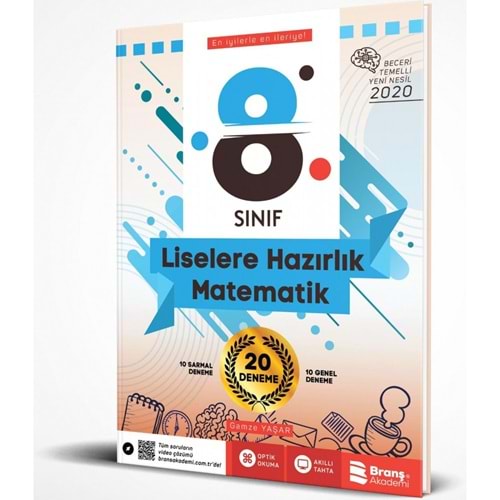 BRANŞ | 8. SINIF LGS MATEMATİK 20 DENEME-2021