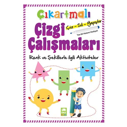 BICIRIK | ÇIKARTMALI ÇİZGİ ÇALIŞMALARI_RENK VE ŞEKİLLERLE İLGİLİ