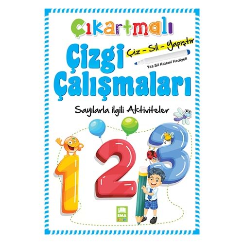 BICIRIK | ÇIKARTMALI ÇİZGİ ÇALIŞMALARI_SAYILAR