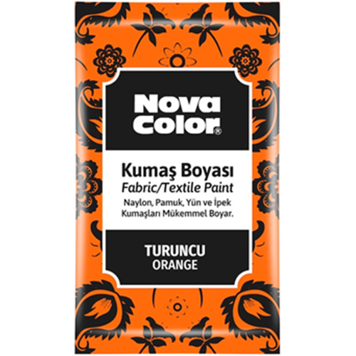 NOVACOLOR | KUMAS BOYASİ TOZ TURUNCU 12 GR - NC-906