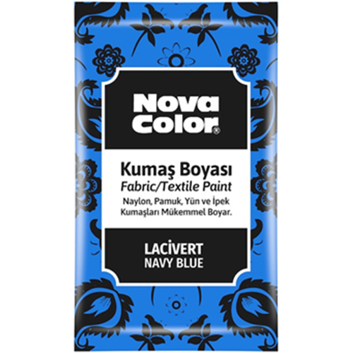 NOVACOLOR | KUMAS BOYASİ TOZ LACİVERT 12 GR - NC-909