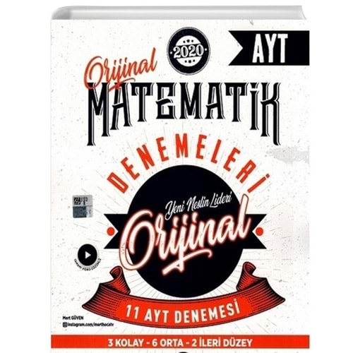 ORJİNAL | YKS AYT DENEME MATEMATİK 11 Lİ - 2022