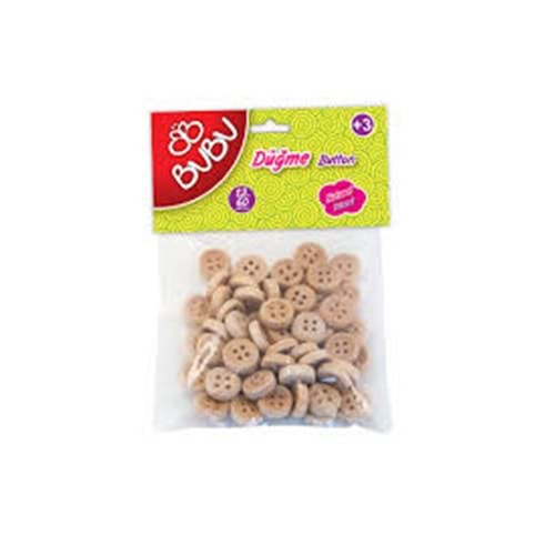 BUBU | DÜĞME 1,2CM 60'LI NATURAL