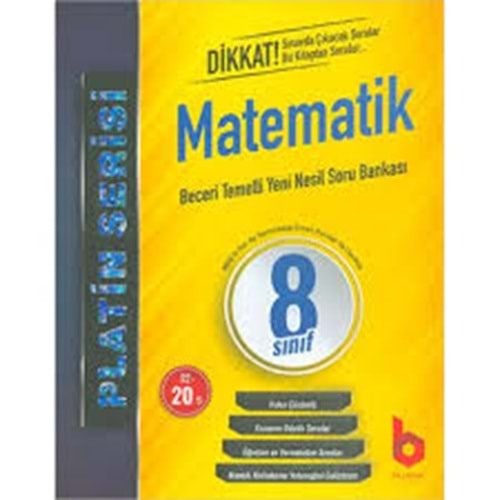 TESTFEN | PLATİN SERİSİ8. SINIFMATEMATİK S.B. - 2021
